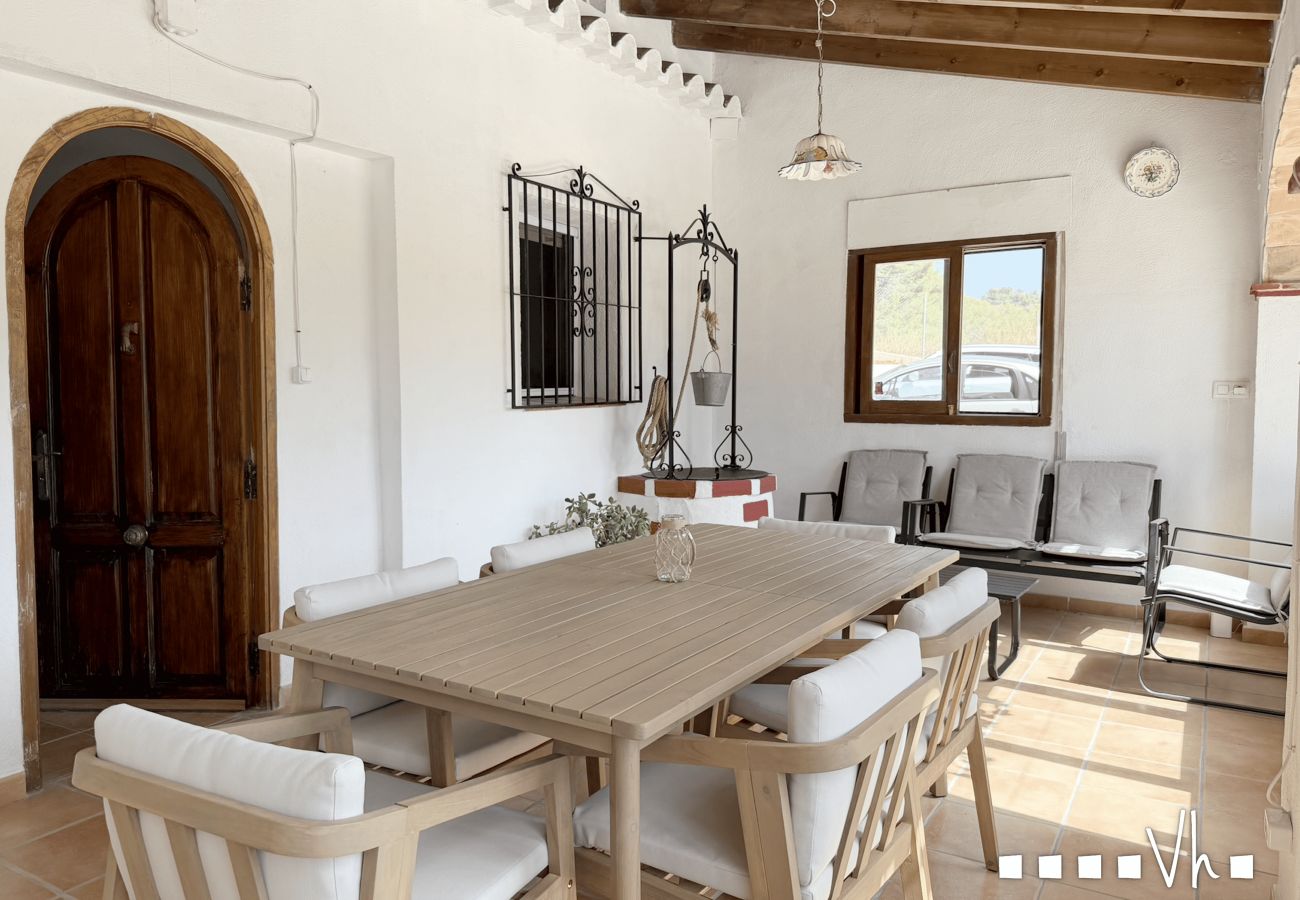 Villa in Benissa - CASA SARDÍ in Benissa voor 6 personen met privézwembad midden in de natuur