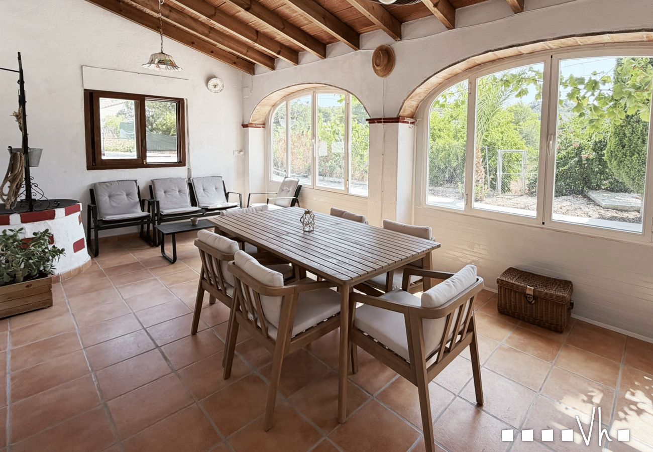 Villa in Benissa - CASA SARDÍ in Benissa voor 6 personen met privézwembad midden in de natuur